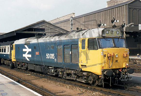 50015 (Cat No KB50015) VAIANT @ EXETER ST DAVIDS 8-5-82 KEITH BARBER