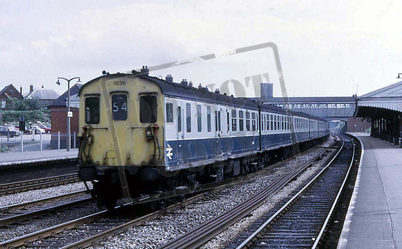 DEMU 1036 (Cat No DEMU UN1036) DEMU NEWBURY 1974