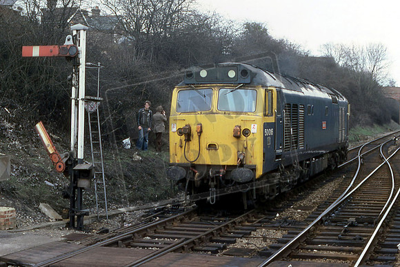 50016 BARHAM (Cat No 202-10) East Grinstead RPPS Southern Invader railtour. 07-04-79 David Canning