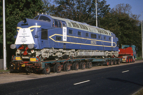 DELTIC (Cat No DEL002) On the A312 at Feltham tking a break before heading off for York. 19-10-93 Darren Ford