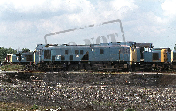 25007 (Cat No UN25007) Swindon Works 8-5-1982