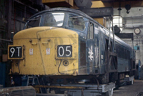 102 (Cat No RU102) DERBY WORKS 31-8-1974 R USHER