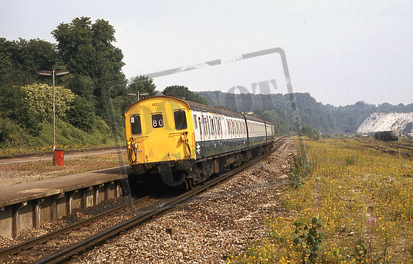 DEMU 1127 (Cat No DEMU 1127) MICHELDEVER JULY 1983