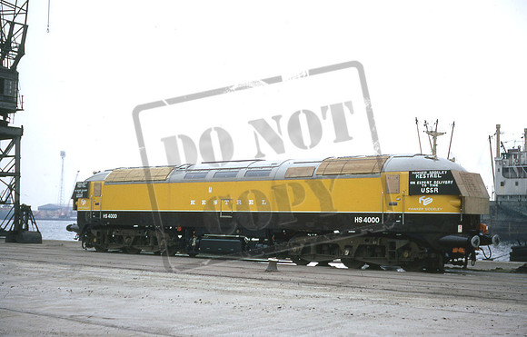HS4000B KESTREL (Cat No UNHS4000B) CARDIFF DOCKS 09-06-1971