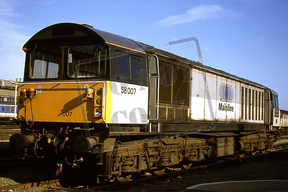 58007 DRAKELOW POWER STATION (Cat No TTR2719) Stratford 19-10-96 Darren Ford