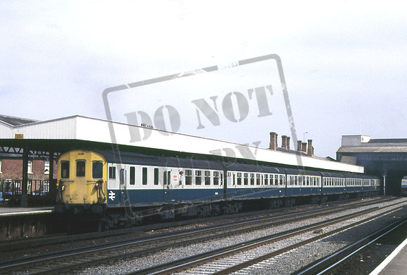 DEMU 1018 (Cat No DEMU 1018) TONBRIDGE 26-4-1986