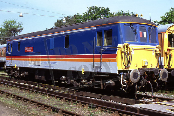 73109 BATTLE OF BRITAIN 50th ANNIVERSARY (Cat No TTR3011) Bournemouth Rail Gala 16-05-98 Darren Ford