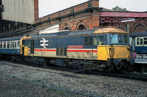 73101 BRIGHTON EVENING ARGUS (Cat No MSP73101C) Bournemouth 19-12-1987 Mike Spencer 105