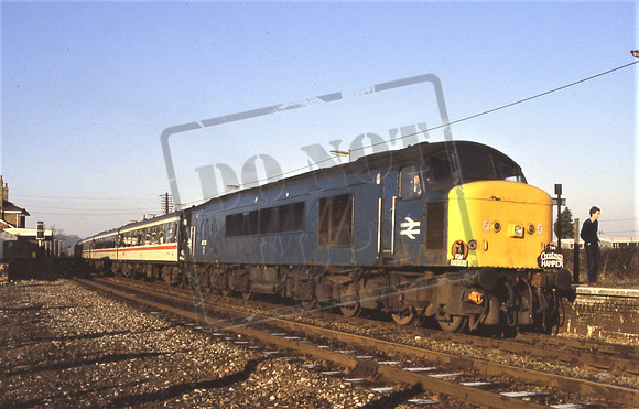 45131 (Cat No 213-29) Romsey. F&W Christmas Hamper tour 20-12-85 Robert Tarling