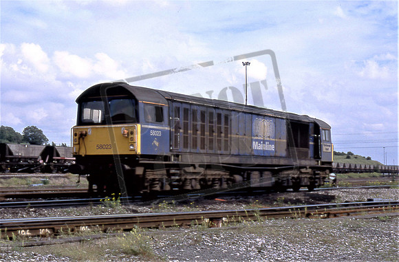 58023 PETERBOROUGH DEPOT (Cat No TTR3148) Toton 23-06-98 Andrew Wiltshire