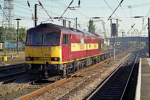 60053 NORDIC TERMINAL (Cat No JG60053) Doncaster on up main heading south. John Griffiths