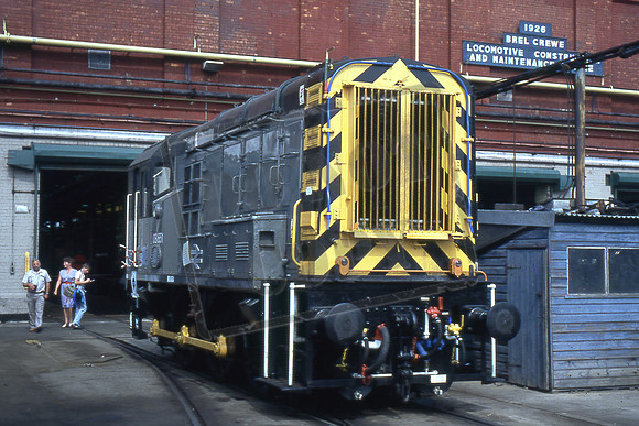 08651 (Cat No TTR588) Crewe BREL 21-07-90 Martin High