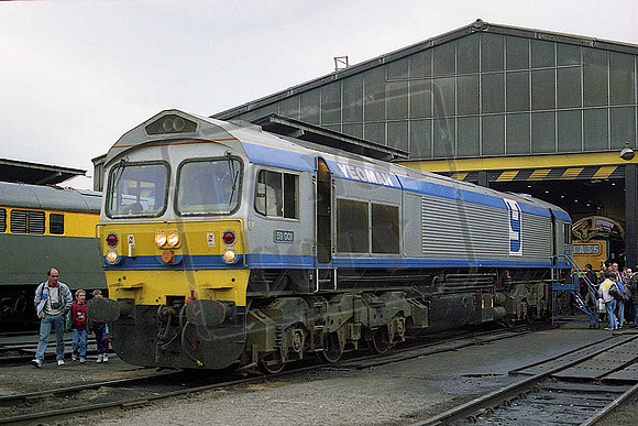 59001 YEOMAN ENDEAVOUR (Cat No JG59001B) Tinsley Open Day 29-09-1990 John Griffiths