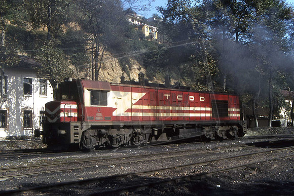 DE24315 (Cat No TURDE24315) TCDD TURKISH RAILWAYS. At Catalagzi 12-10-83