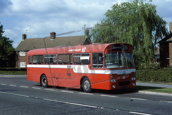 PHO579G ALDER VALLEY 380 AEC RELIANCE MARSHALL BODY ODIHAM 1979