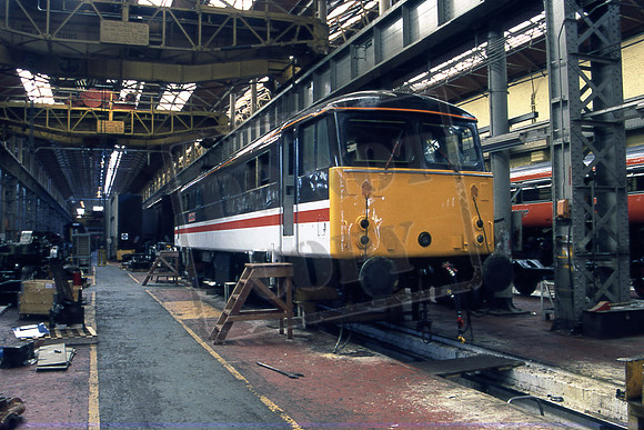 87013 (Cat No TTR1584) Glasgow Works Springburn. 21-06-92 Dave Campbell