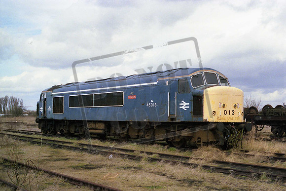 45013 UNB WYVERN AT MARCH 1990
