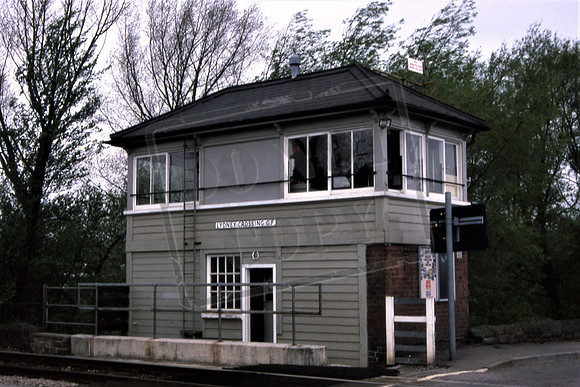 Lydney Crosing ground frame box. 1984