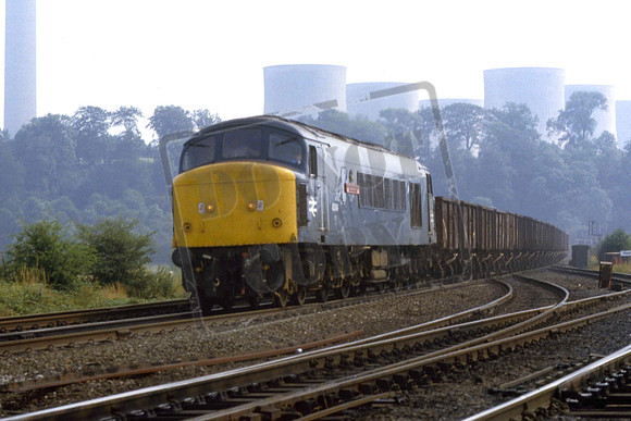 45049 THE STAFFORDSHIRE REGIMENT (THE PRINCE OF WALES'S) (Cat No DJC45049) Trent South Junction on empty coal. David James Collection