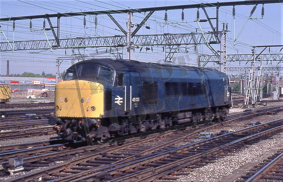 45133 (Cat No TTR1194) Crewe Light Engine 14-05-84 George Walker