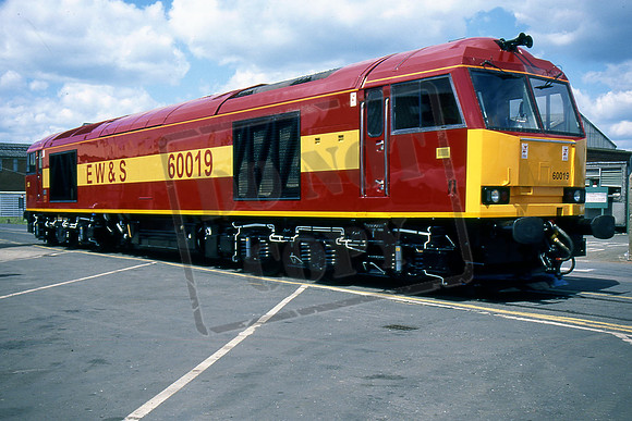 60019 (Cat No TTR2572) Brush Works Loughborough 20-5-1996 Darren Ford