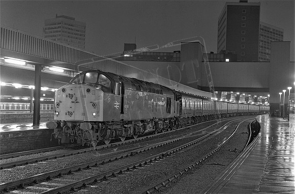 TTP40084B At Leeds City on a Kings Cross parcels turn. 04-02-83 Colin Marsden