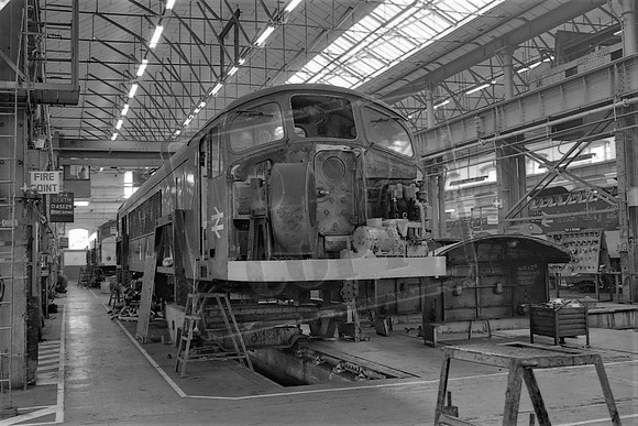 TTP45129 DERBY WORKS 30-9-1985 COLIN MARSDEN