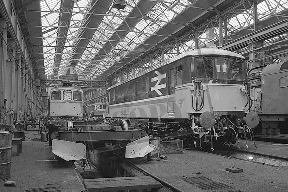 TTP73137 EASTLEIGH WORKS 18-9-1985 COLIN MARSDEN