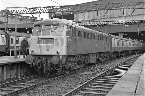 TTP81007 EUSTON 3-10-81