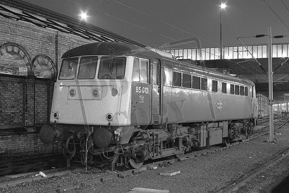 TTP85012 CREWE 3-10-81