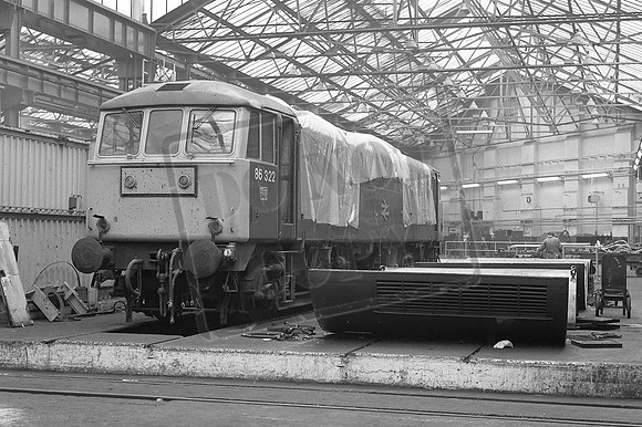 TTP86322 BREL CREWE 8-6-82
