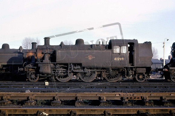 41299 2MT Ivatt 2-6-4T (Cat No UNS41299) Eastleigh 1967