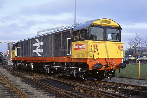 58001 CM BREL DONCASTER 9-2-1982 COLIN MARSDEN