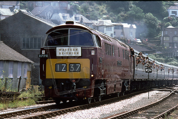 1062DMC WESTERN COURIER AT KINGSWEAR RPPR WESTERN REUNION TOUR 31-7-1977 DAVID CANNING