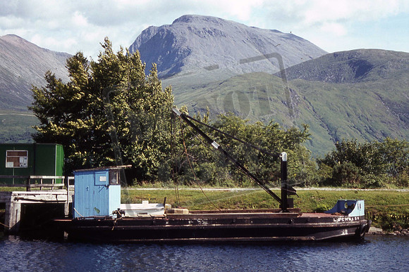 LOCHALSH Workboat on the Caledonian Canal at Banavie 1984