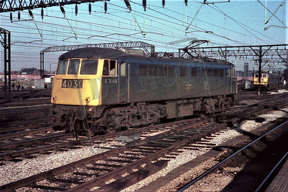 E3068DT CREWE 29-2-1972 DAVID TITHERIDGE