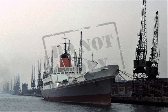 FRANCA C Ex Southampton Castle At Southampton 1978