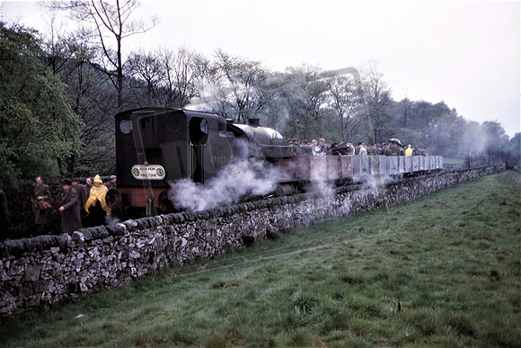 47007 UNS OF 0-4-0T MIDDLE SECTION OF CROMFORD & HIGH PEAK 22-4-1961