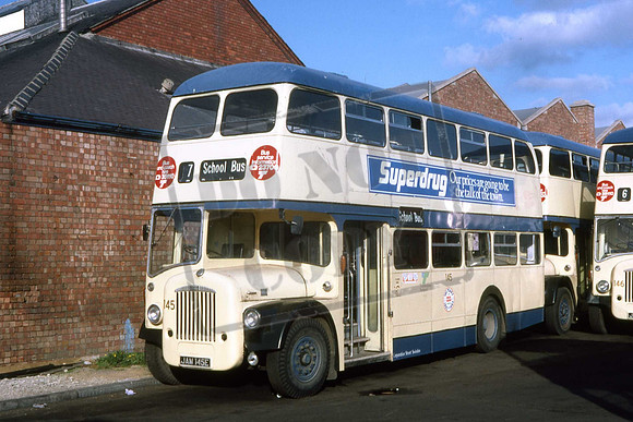 JAM145E B THAMESDOWN TRANSPORT DAIMLER FLEETLINE CVG6-30 NCME BODY No 145 1983
