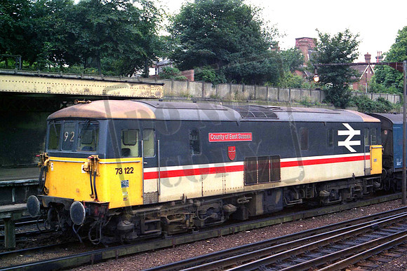 73122 COUNTY OF EAST SUSSEX (Cat No MSP73122) Bournemouth 14-05-1986 Mike Spencer 015