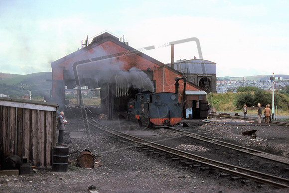 ABERYSTWYTH SHED VORABER 4-9-1977