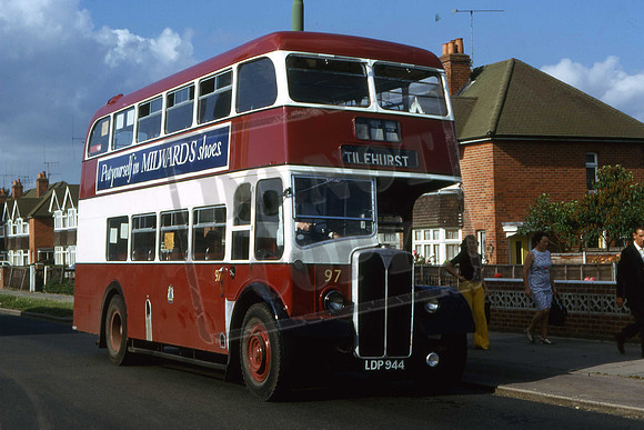 LDP944 READING CORPORATION REGENT 3 No 97 TILEHURST 1973