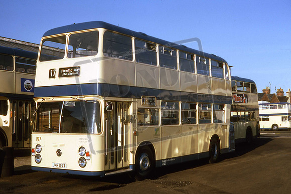 UMR197T THAMESDOWN TRANSPORT LEYLAND FLEETLINE No 197 1978