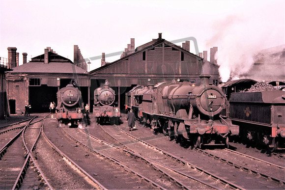 3802 UNS 90315 & 5035 SWINDON 24-9-1961