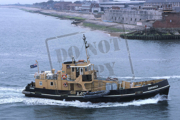 A490 DORNOCH  RMAS FLEET TENDER PORTSMOUTH