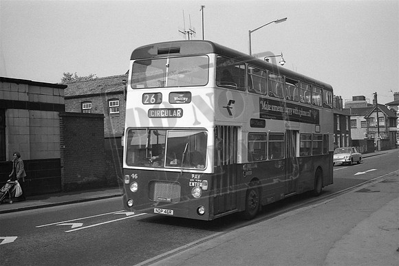 NDP46R READING TRANSPORT BRISTOL VR No 46 READING 1978