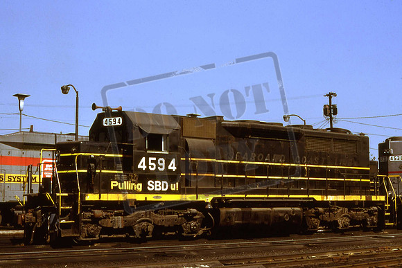 4594 SEA SD35 SEABOARD SYSTEM ATLANTA GA. SEPT 27TH 1984 ALAN MILLER