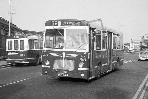 NDP290G READING CORP BRISTOL RE No290 STATION HILL READING 8-9-1973
