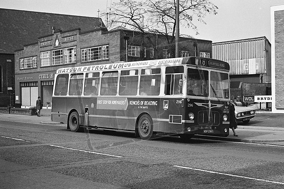 NPD296G READING CORPORATION 296. READING OXFORD RD, 1971 BRISTOL RE
