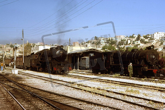 85 JOR85B PLUS LOCO HADJAZ RAILWAY JORDAN 1979